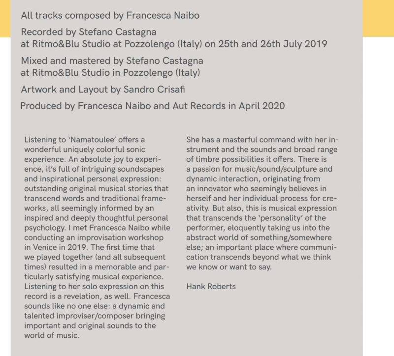 FRANCESCA NAIBO<br/> Namatoulee - Image 3