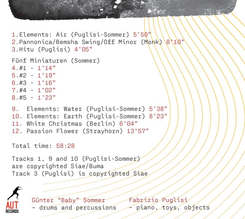 GÜNTER BABY SOMMER AND FABRIZIO PUGLISI<br/> Elements - Image 3