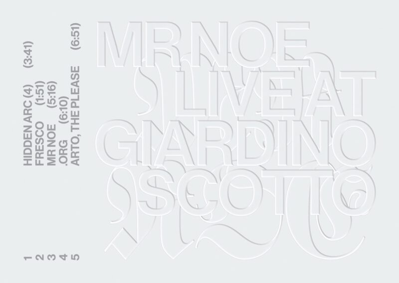 MR NOE <br/> Live at Giardino Scotto - Image 2