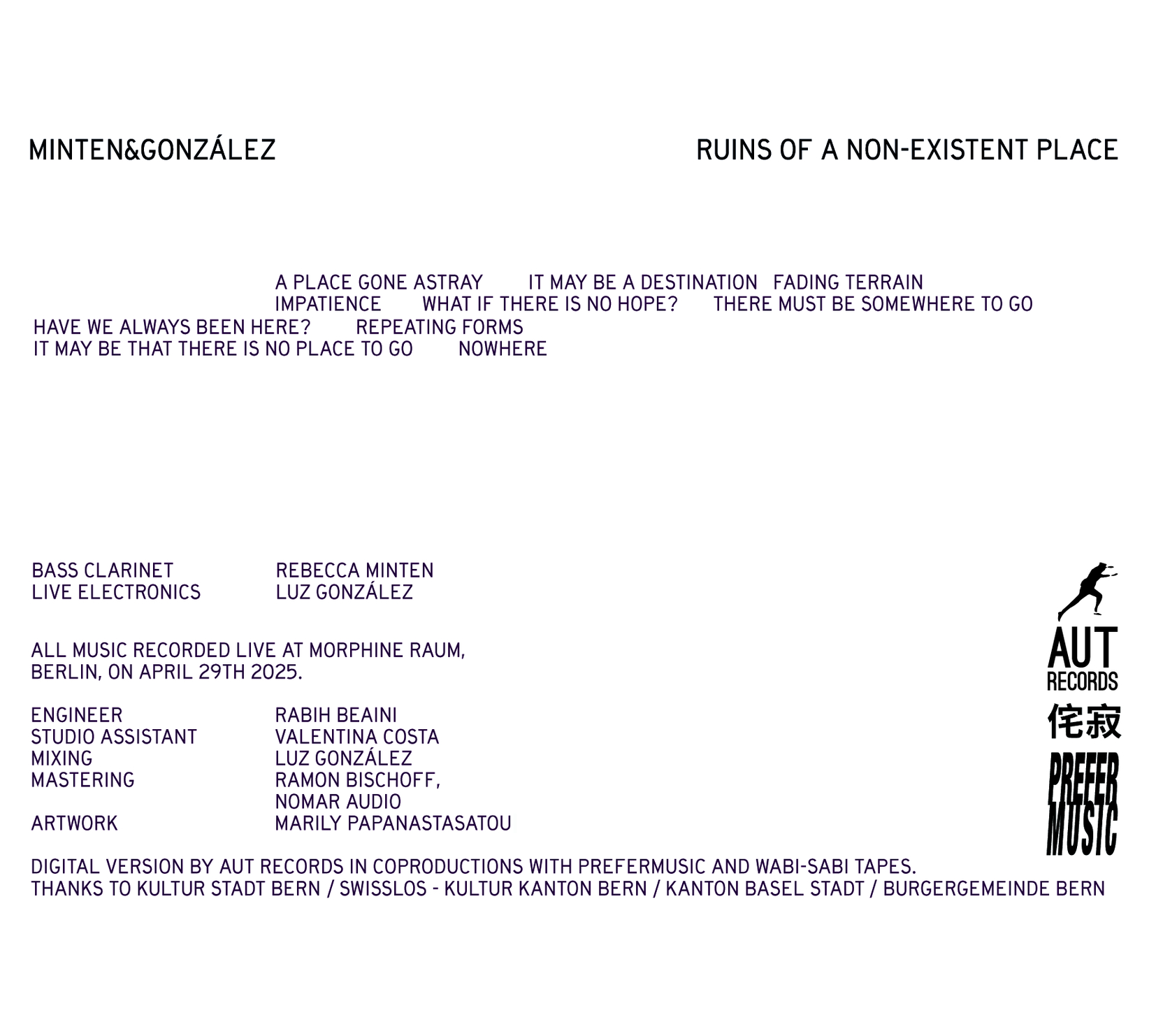 MINTEN&GONZÁLEZ <br/> Ruins Of a Non-Existent Place - Image 2